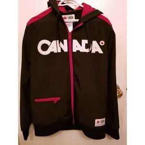 HBC Hudson's Bay 2010 Canada Olympic Soft Shell Hooded  Jacket (Men's M)